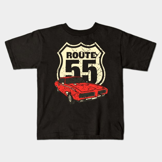 Classic Car Kids T-Shirt by Mila46